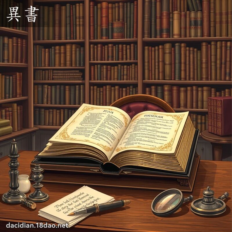 異書 - 國語大辭典配圖