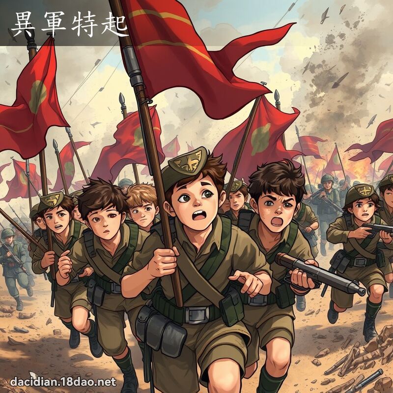 异军特起 - 国语大辞典配图