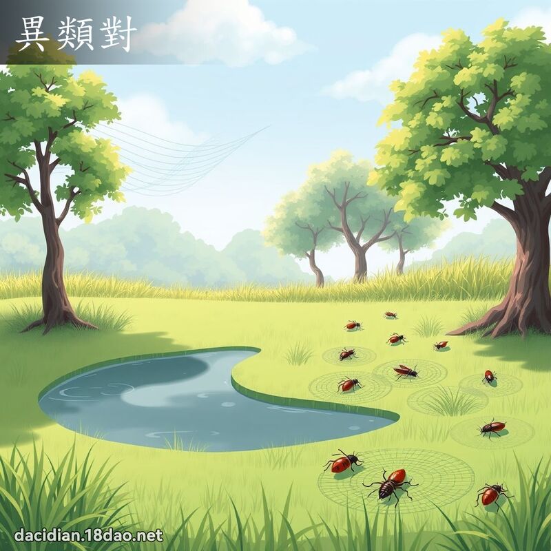 异类对 - 国语大辞典配图