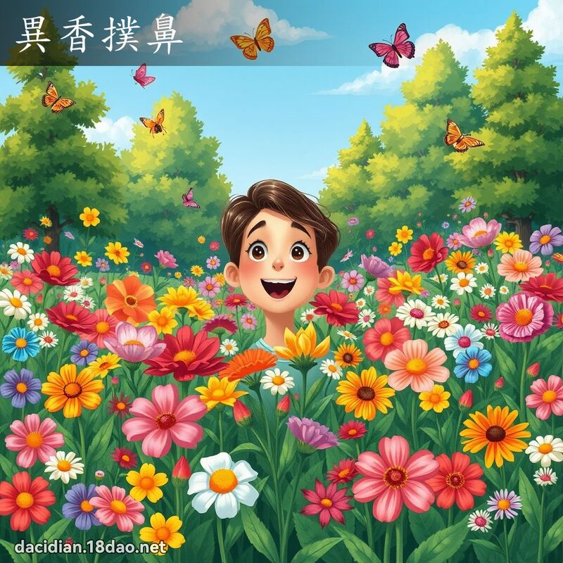 異香撲鼻 - 國語大辭典配圖