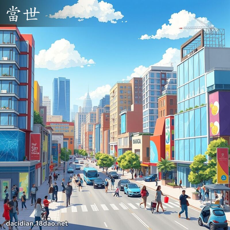 當世 - 國語大辭典配圖