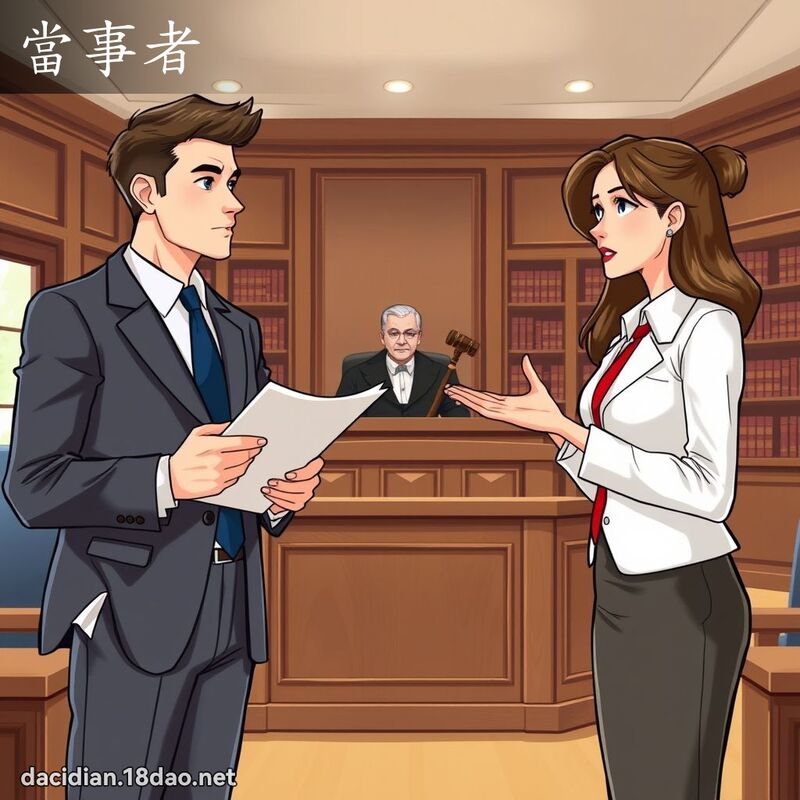 当事者 - 国语大辞典配图