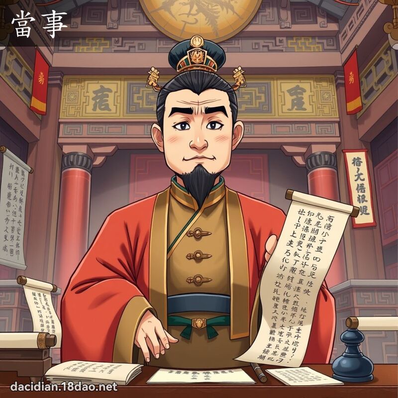 当事 - 国语大辞典配图