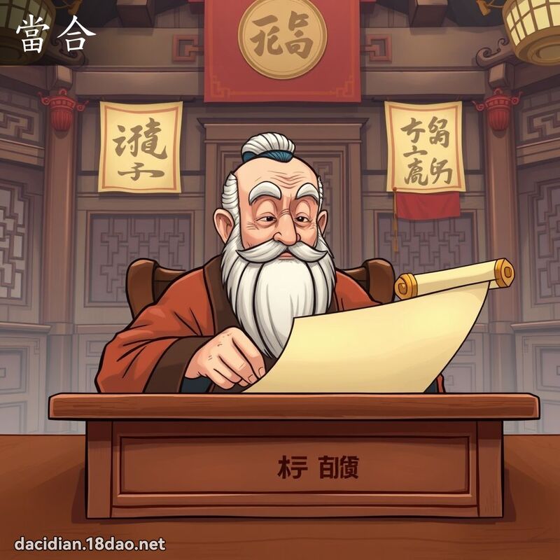当合 - 国语大辞典配图