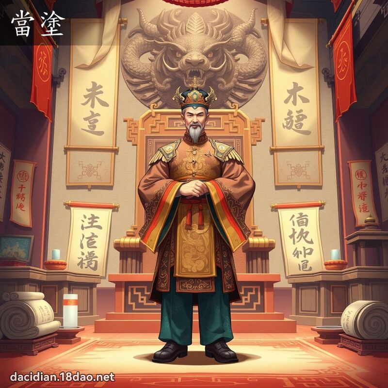 當塗 - 國語大辭典配圖
