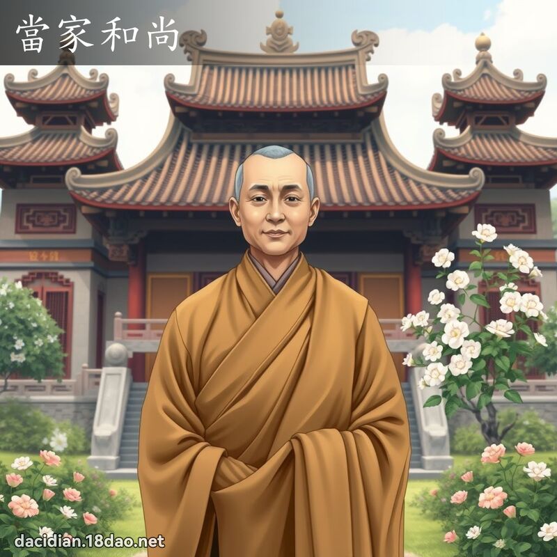 當家和尚 - 國語大辭典配圖