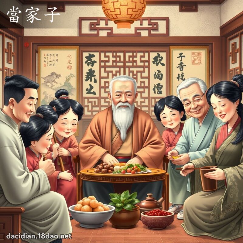 当家子 - 国语大辞典配图