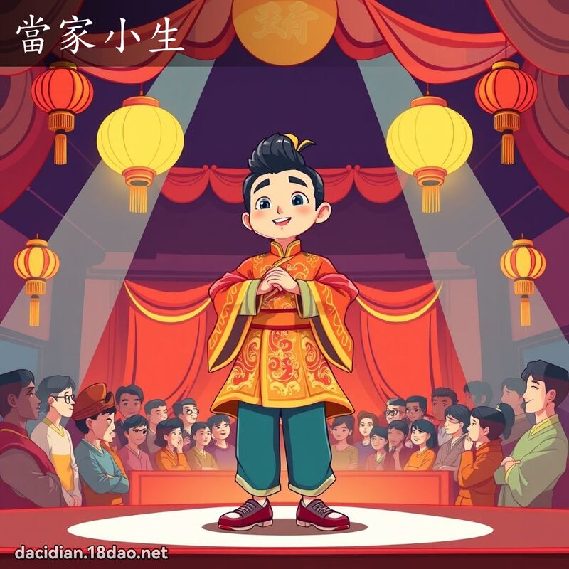 当家小生 - 国语大辞典配图