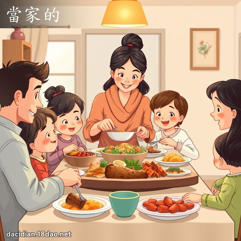 当家的 - 国语大辞典配图