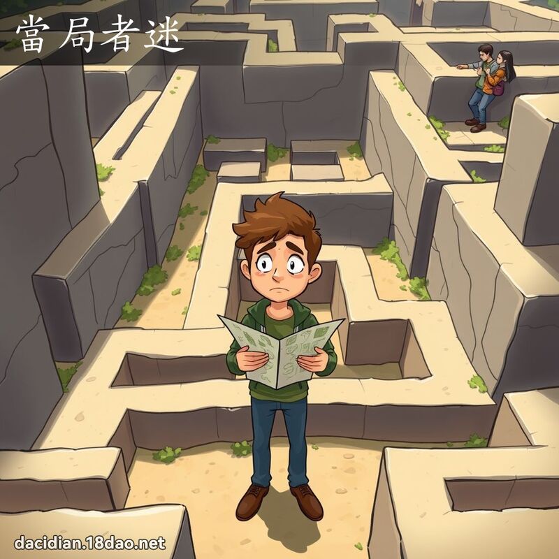 當局者迷 - 國語大辭典配圖