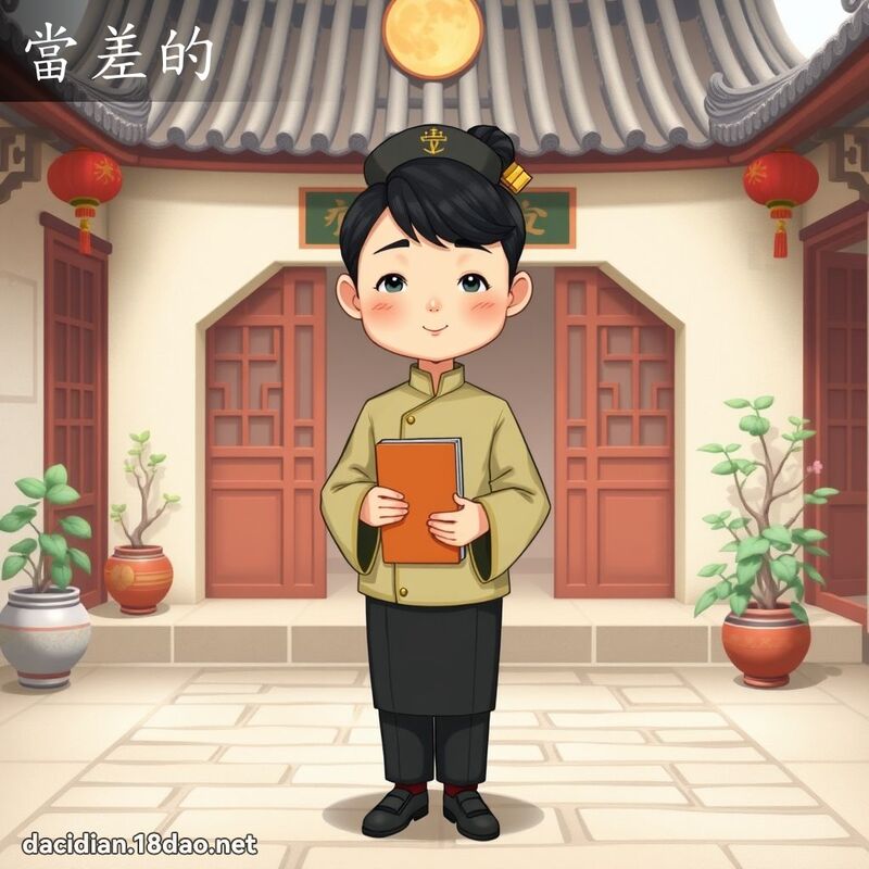 当差的 - 国语大辞典配图