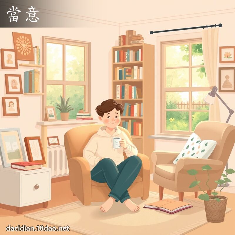 当意 - 国语大辞典配图