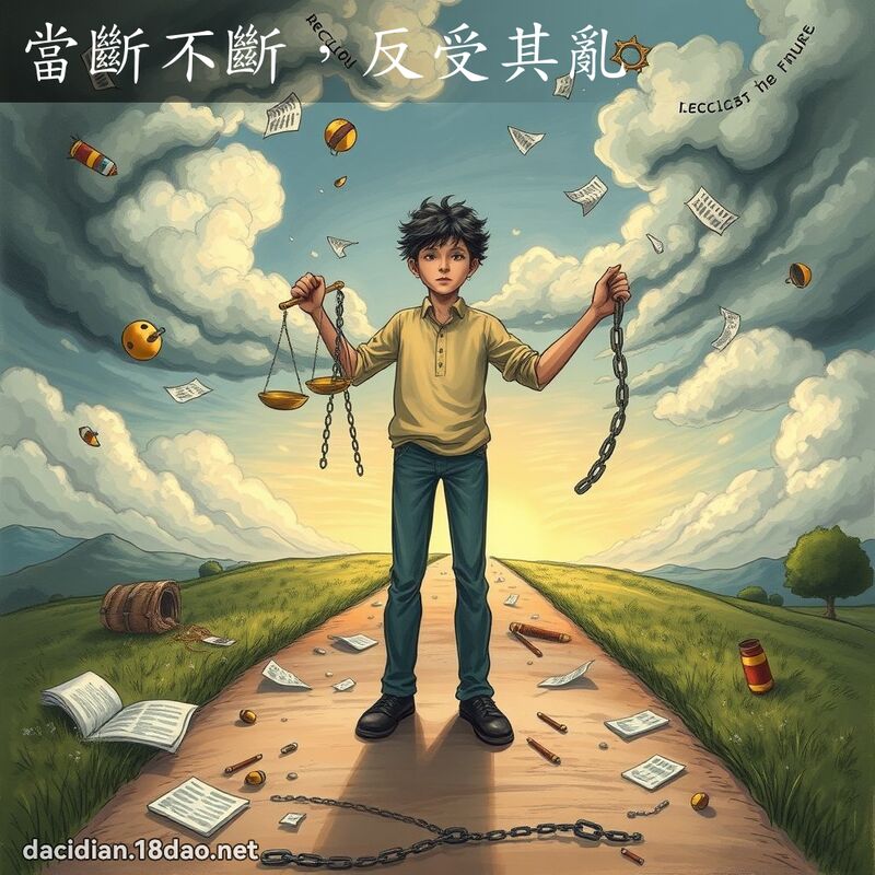當斷不斷，反受其亂 - 國語大辭典配圖