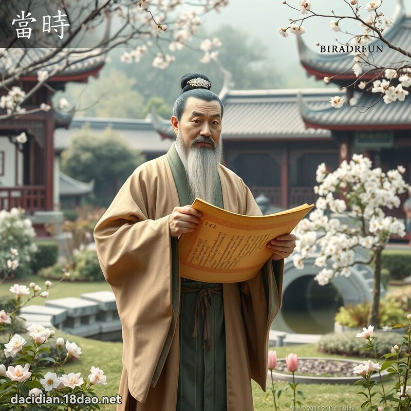 當時 - 國語大辭典配圖