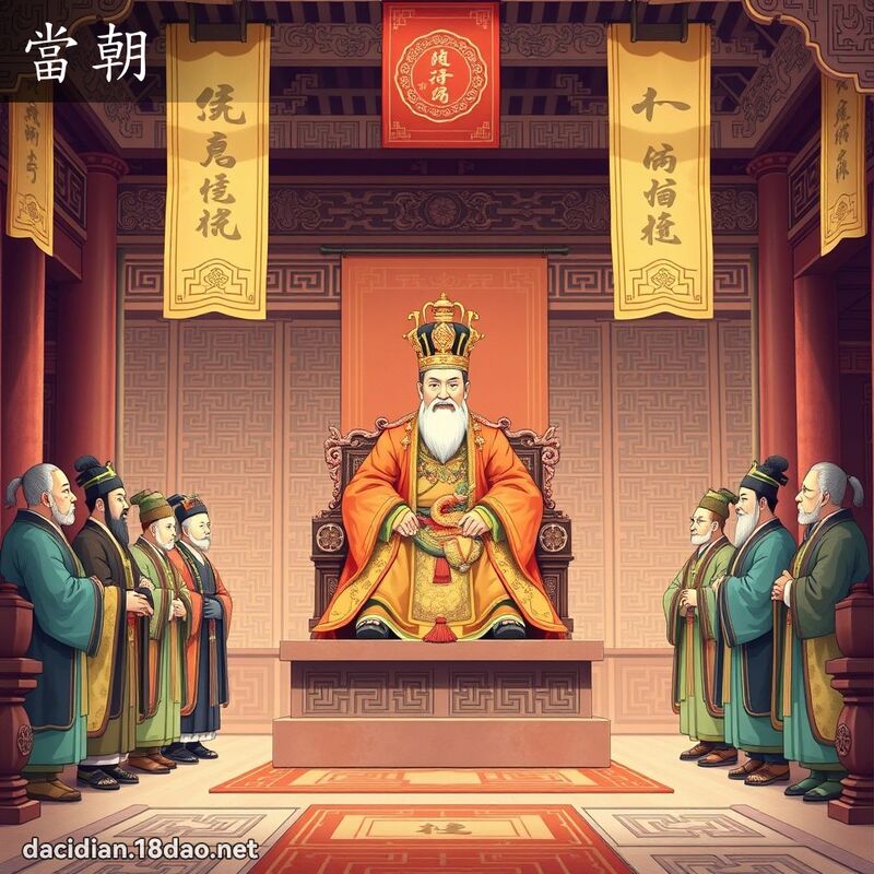 詞語: 當朝 (多意詞)