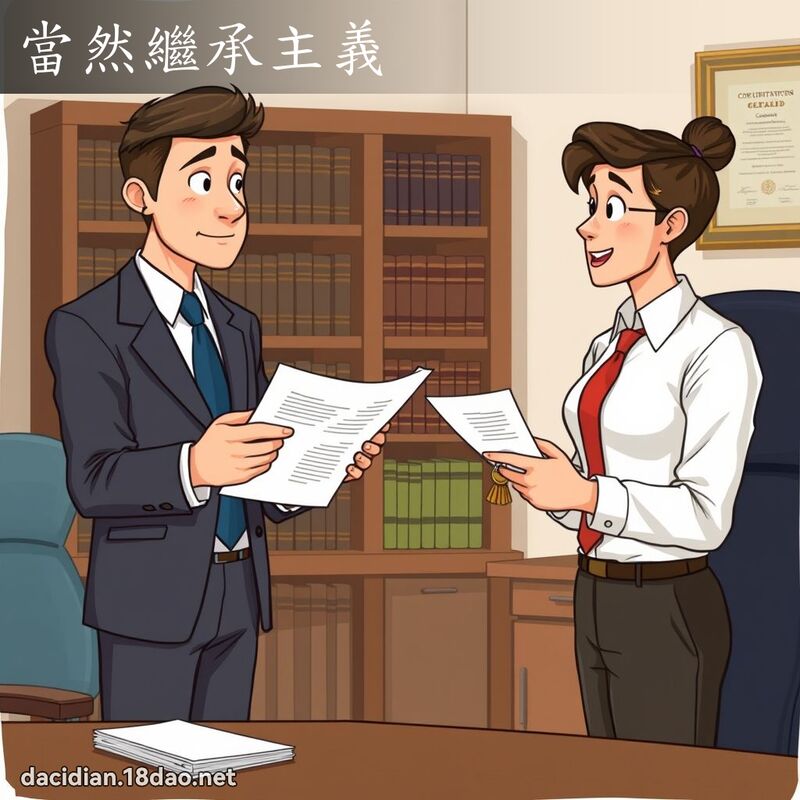 當然繼承主義 - 國語大辭典配圖