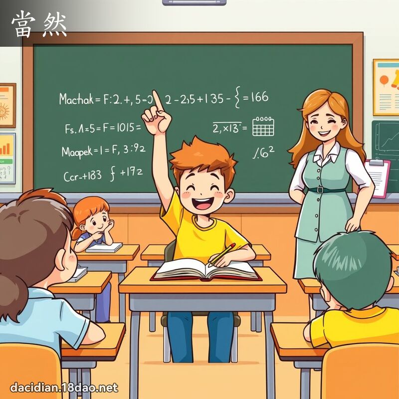 當然 - 國語大辭典配圖