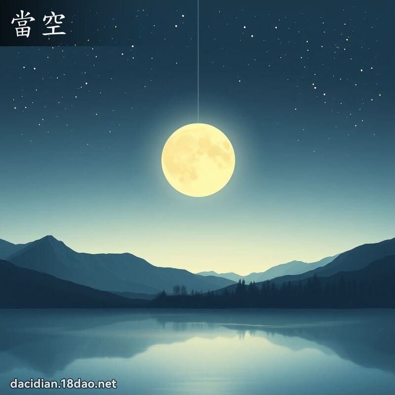 当空 - 国语大辞典配图