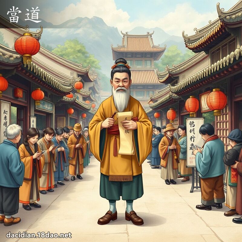 当道 - 国语大辞典配图