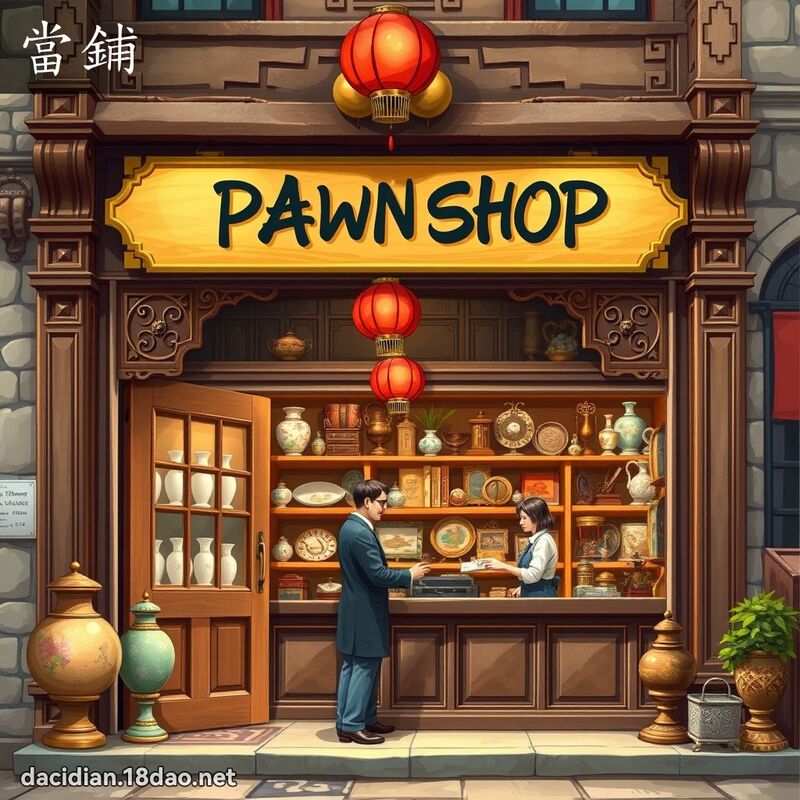 當鋪 - 國語大辭典配圖