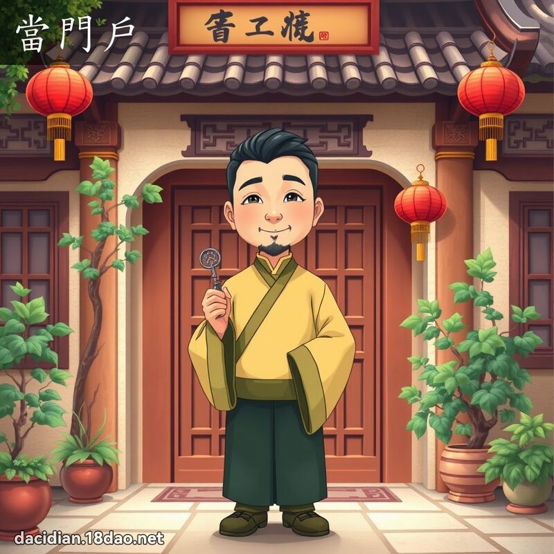 當門戶 - 國語大辭典配圖