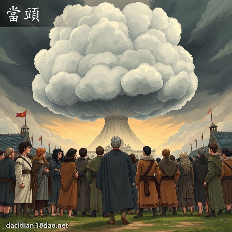 詞語: 當頭 (多意詞)