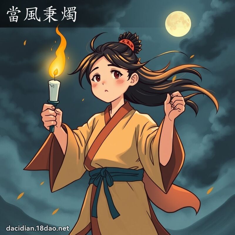 當風秉燭 - 國語大辭典配圖