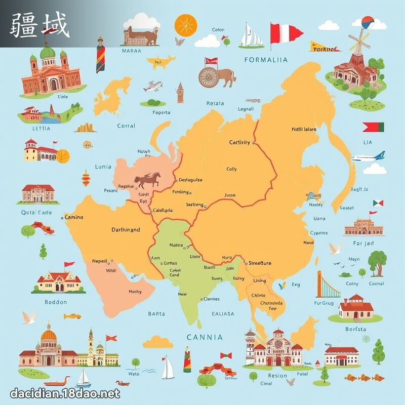 疆域 - 國語大辭典配圖