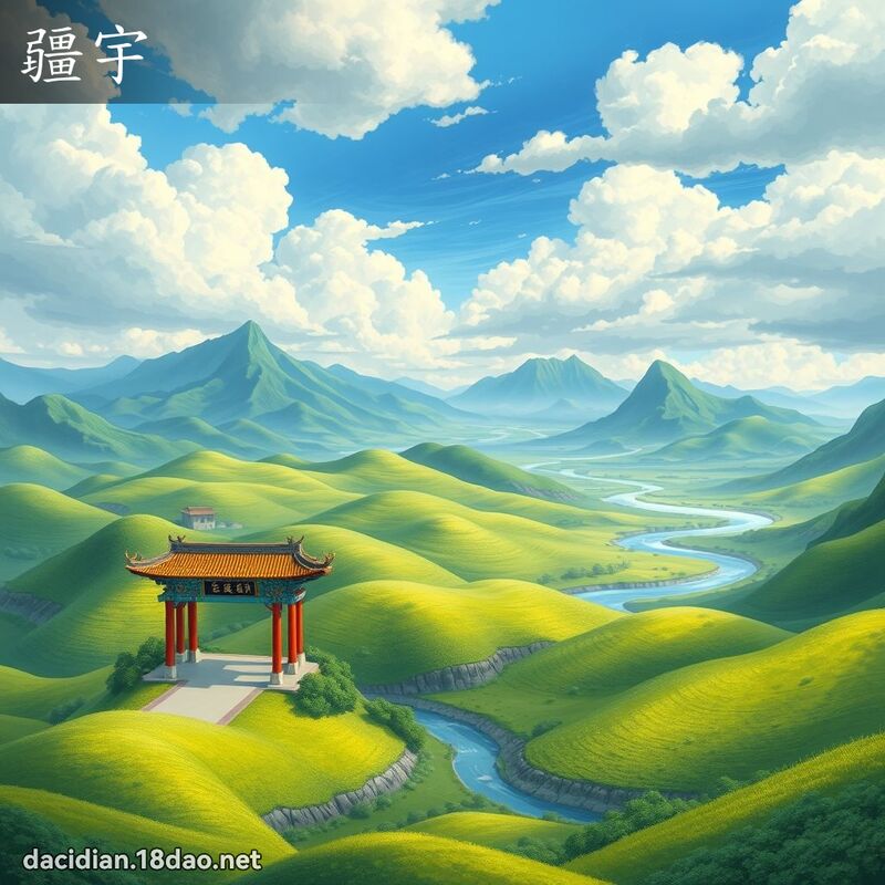 疆宇 - 國語大辭典配圖
