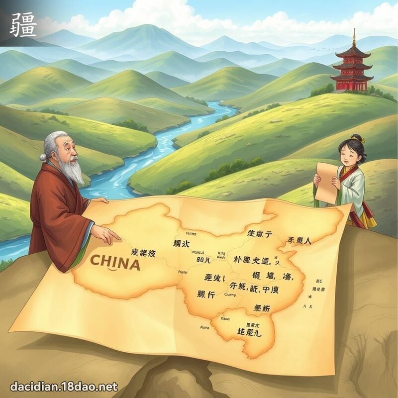 疆 - 国语大辞典配图