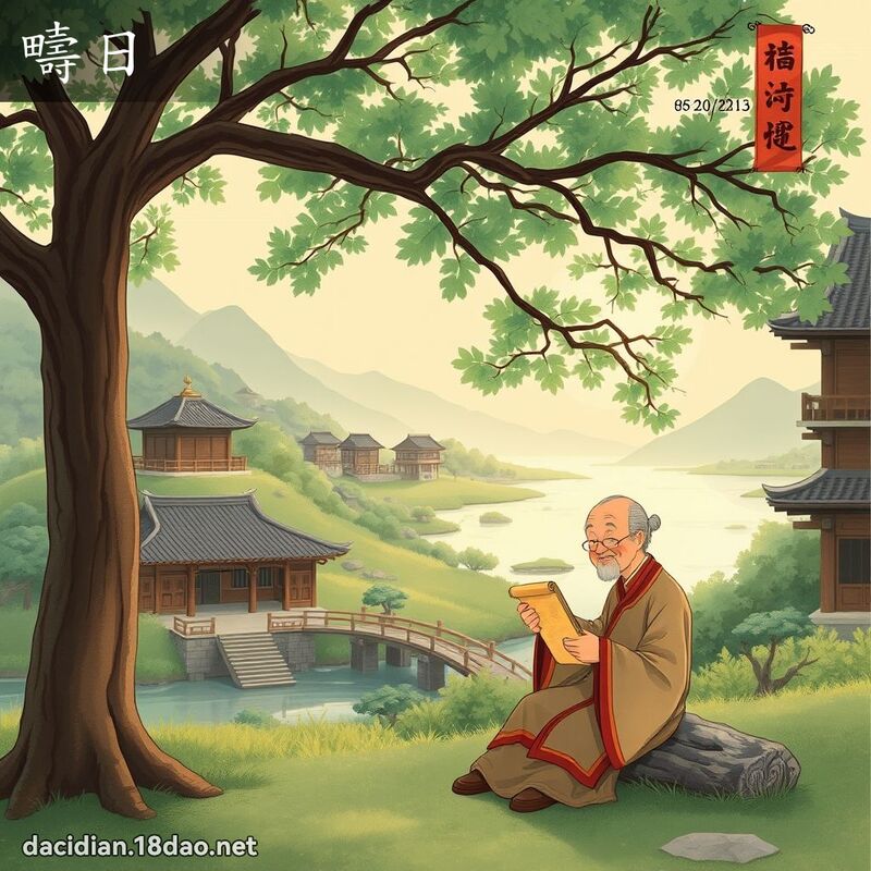 疇日 - 國語大辭典配圖
