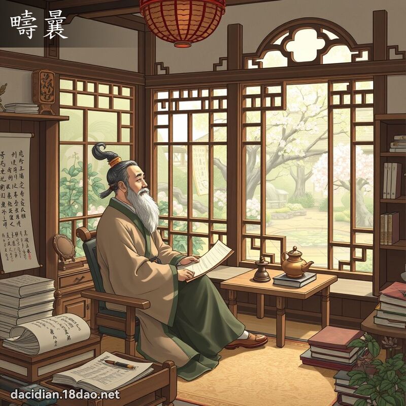 畴曩 - 国语大辞典配图