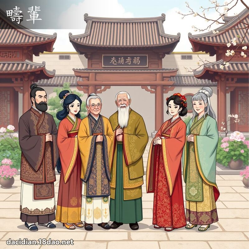 疇輩 - 國語大辭典配圖