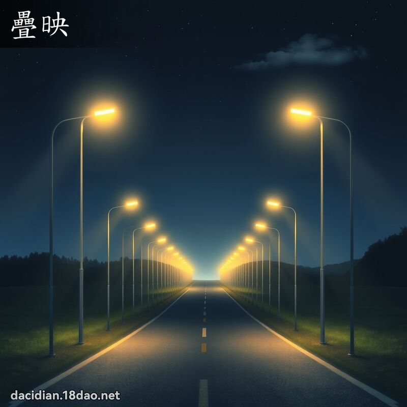 叠映 - 国语大辞典配图