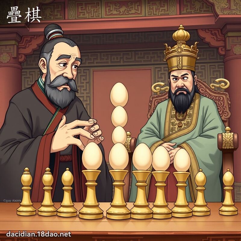 疊棋 - 國語大辭典配圖