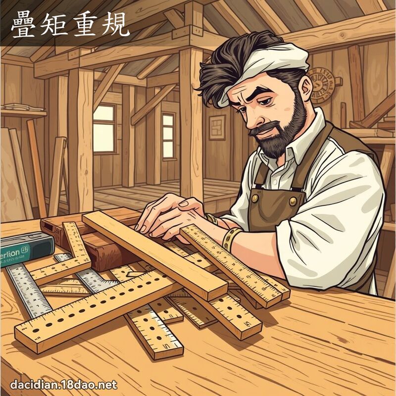 疊矩重規 - 國語大辭典配圖