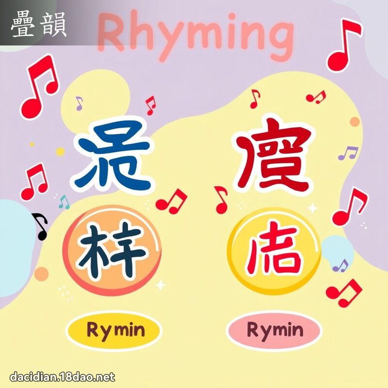 疊韻 - 國語大辭典配圖