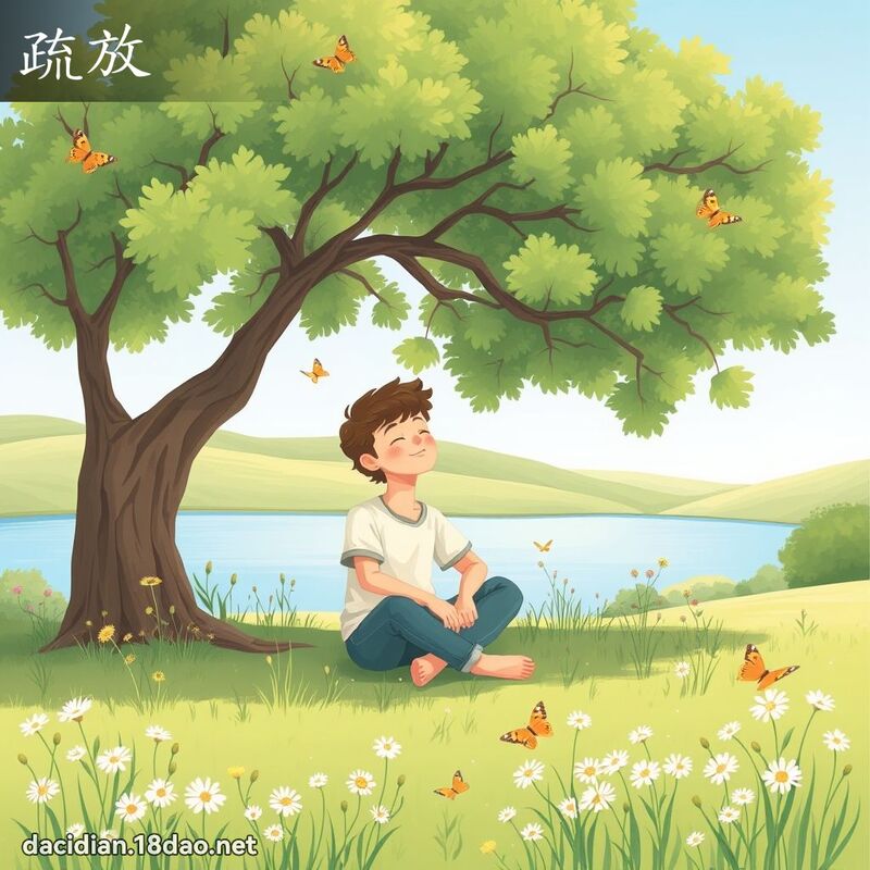 疏放 - 国语大辞典配图