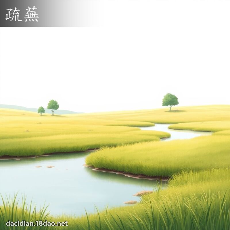 疏蕪 - 國語大辭典配圖