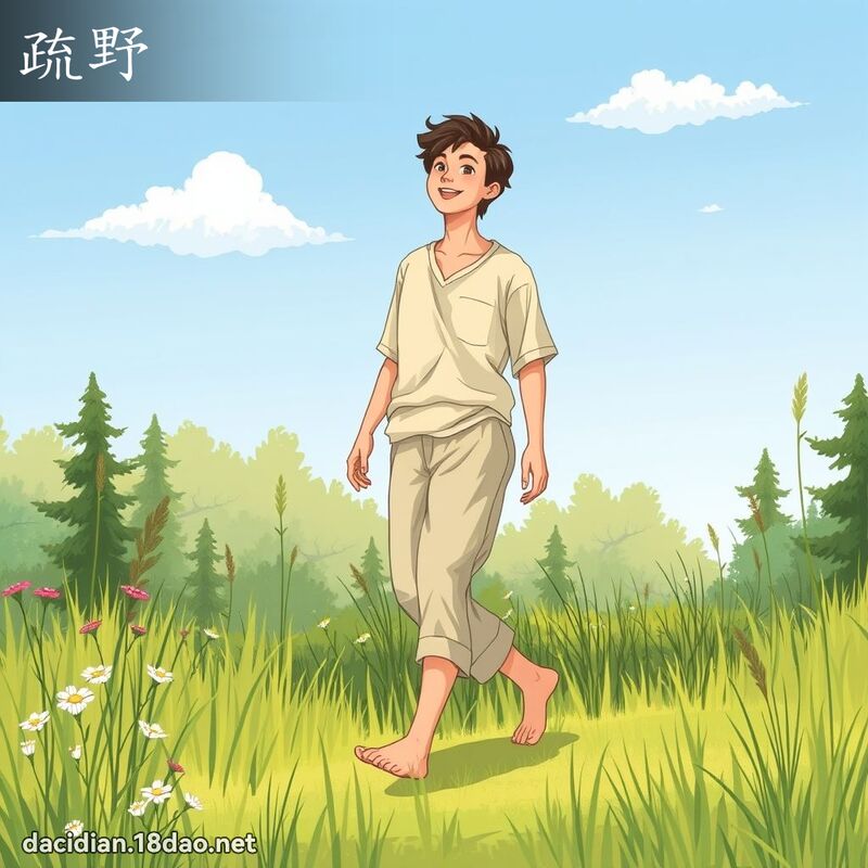 疏野 - 國語大辭典配圖