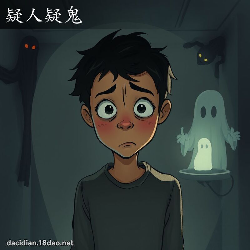疑人疑鬼 - 國語大辭典配圖