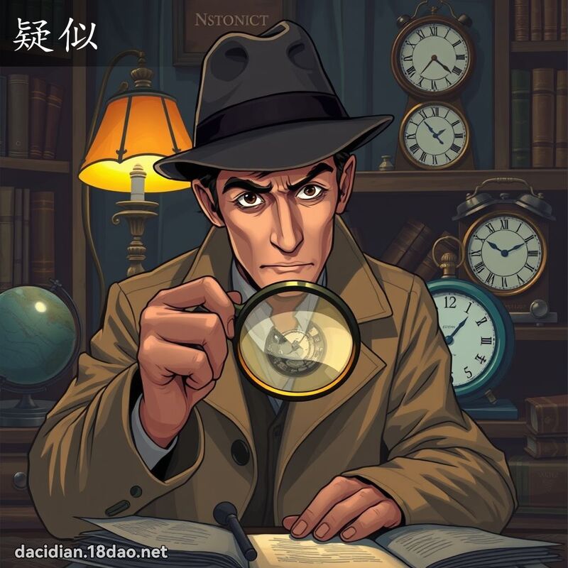 疑似 - 国语大辞典配图