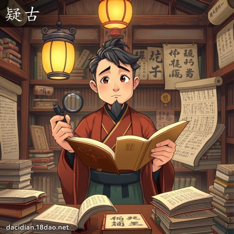 疑古 - 國語大辭典配圖