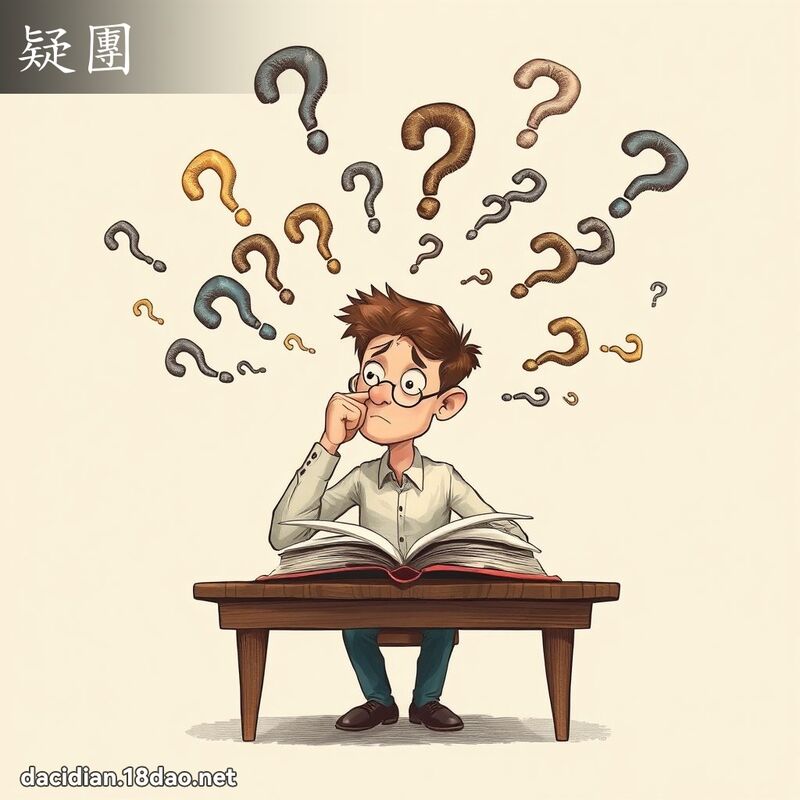 疑团 - 国语大辞典配图