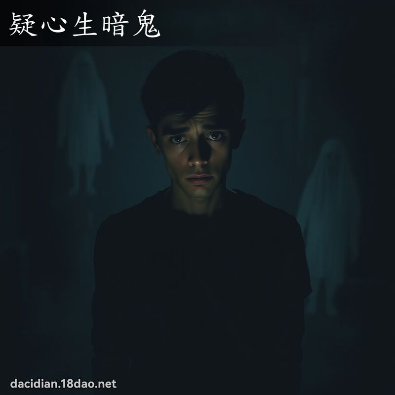 疑心生暗鬼 - 國語大辭典配圖