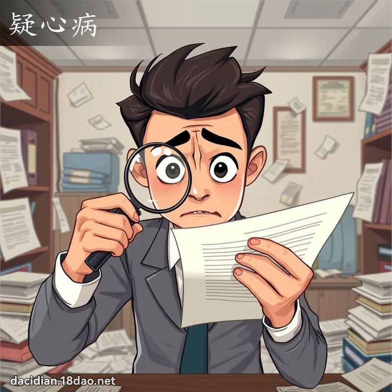 疑心病 - 国语大辞典配图