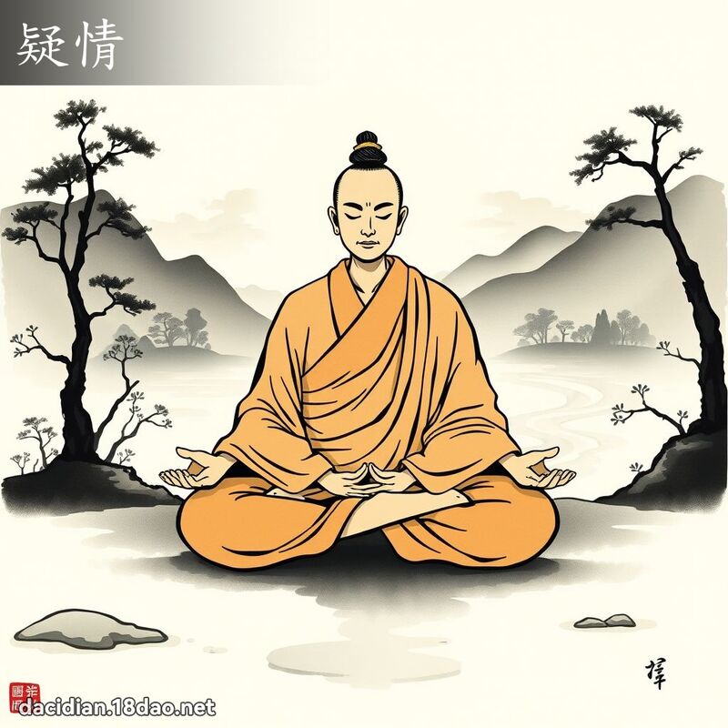 疑情 - 國語大辭典配圖