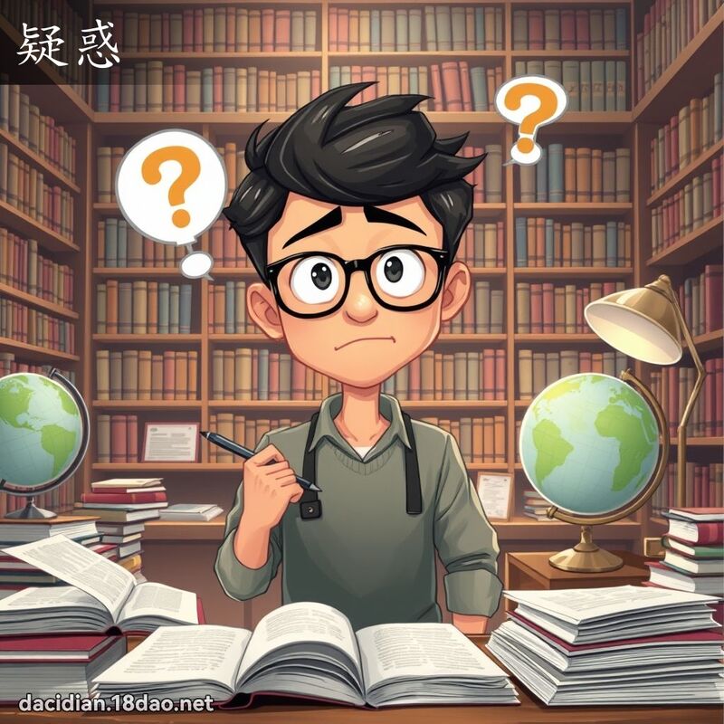 疑惑 - 国语大辞典配图