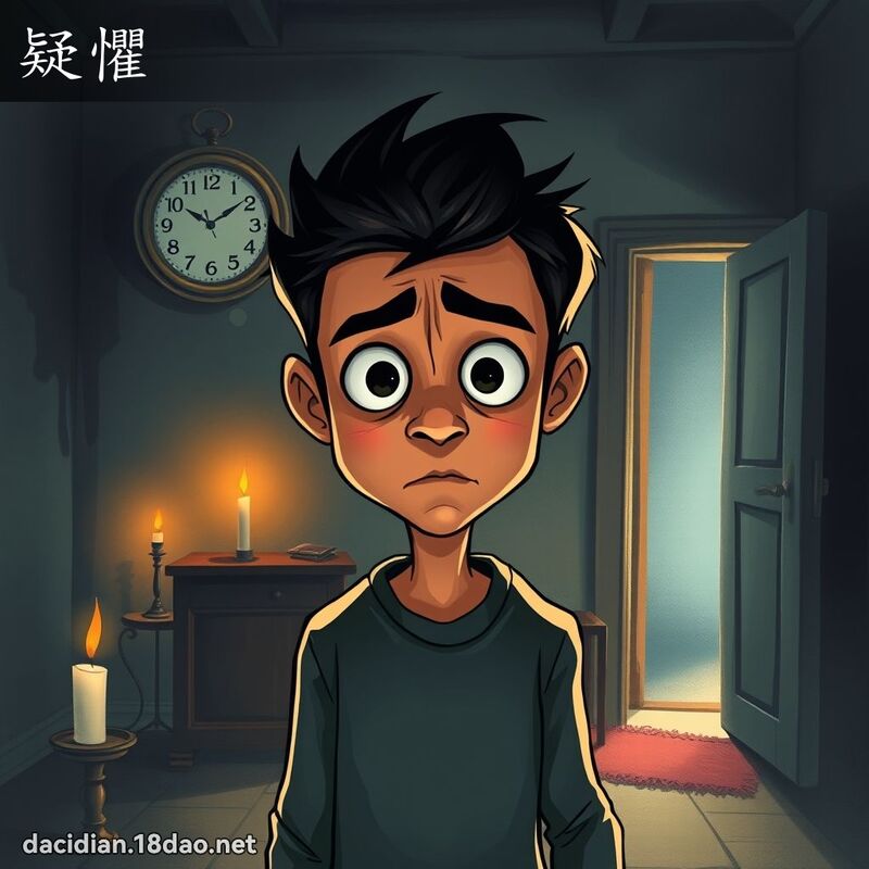 疑懼 - 國語大辭典配圖