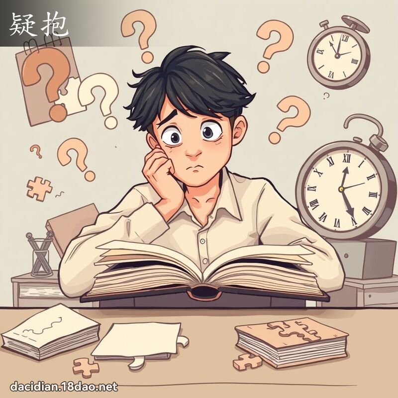 疑抱 - 國語大辭典配圖